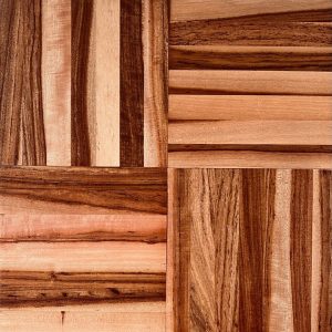 Variegated chequerboard panel
